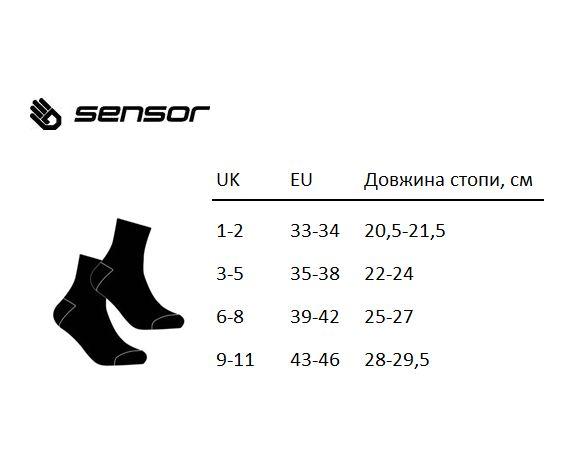 Шкарпетки Sensor Treking Bambus grey 23200067, SU41TB-grey-9-11 — 3
