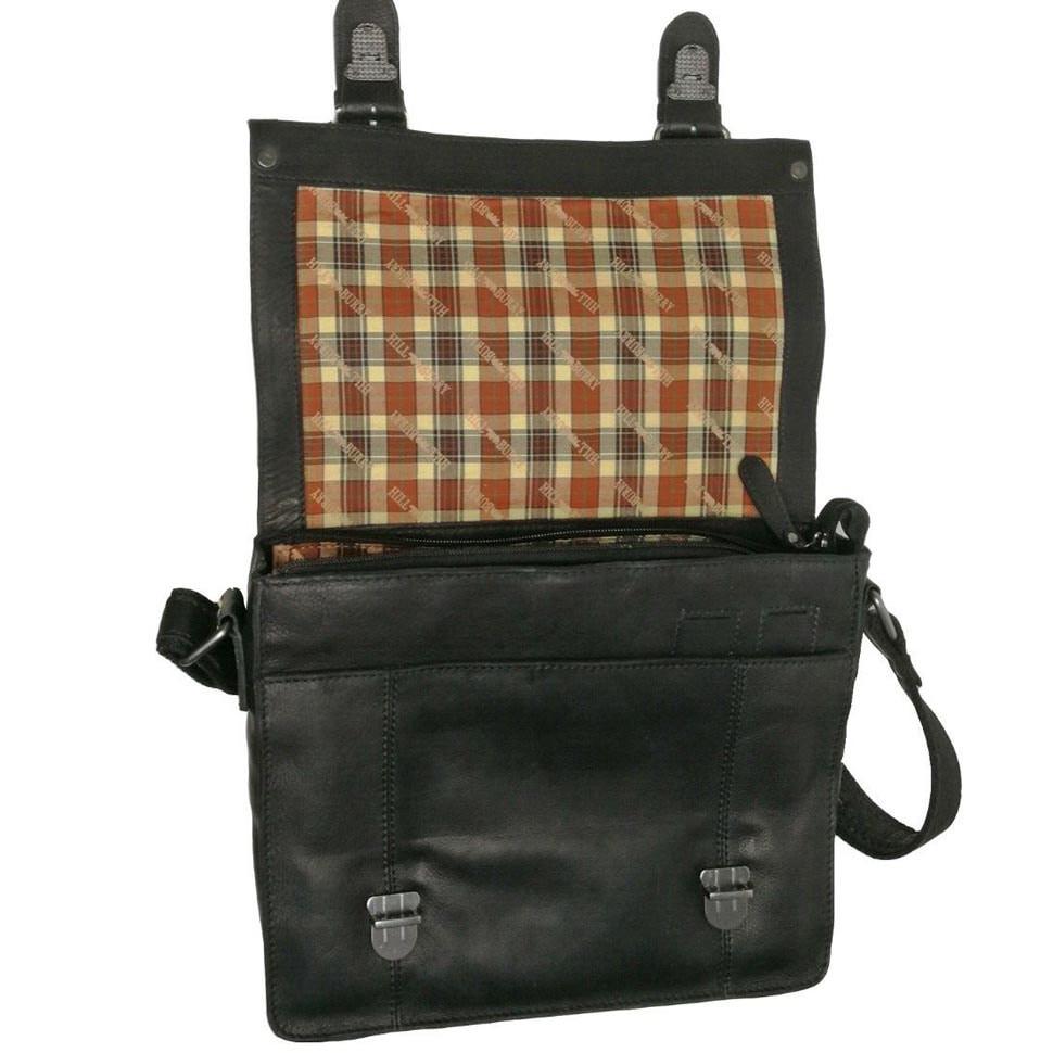 Мужская сумка планшет черного цвета Hill Burry HB4091A — 2