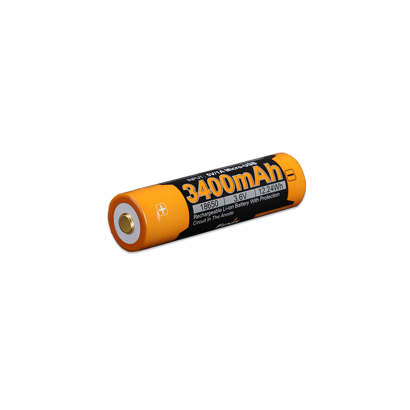 Акумулятор 18650 Fenix (3400 mAh) micro usb зарядка — 4