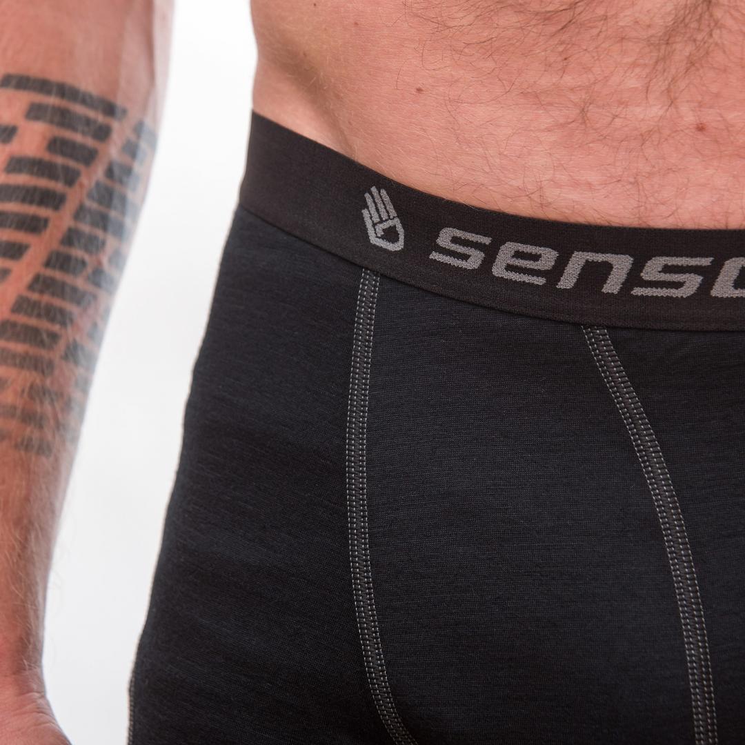 Термотруси чоловічі Sensor Merino Active black 12110021, SM21MA-black-XXXL — 4