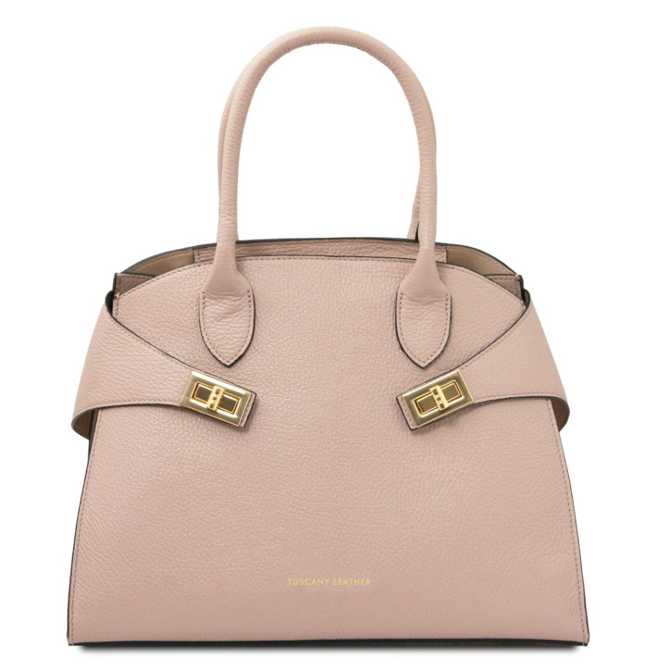 Кожаная сумка Coccola Tuscany TL142421 (Nude)