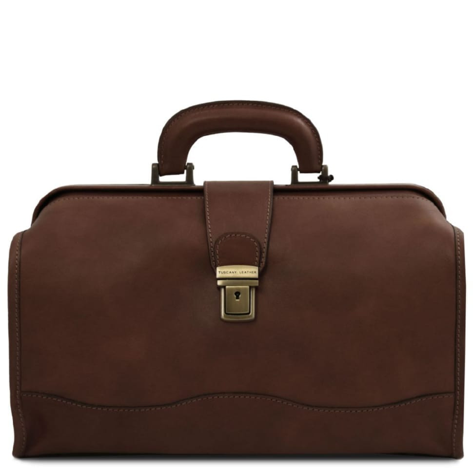 Raffaello Кожаный саквояж от Tuscany Leather TL142332 (Темно-коричневый)
