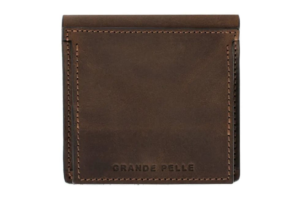 Портмоне Lettera с монетницей, коричневый Grande Pelle 537120 — 4