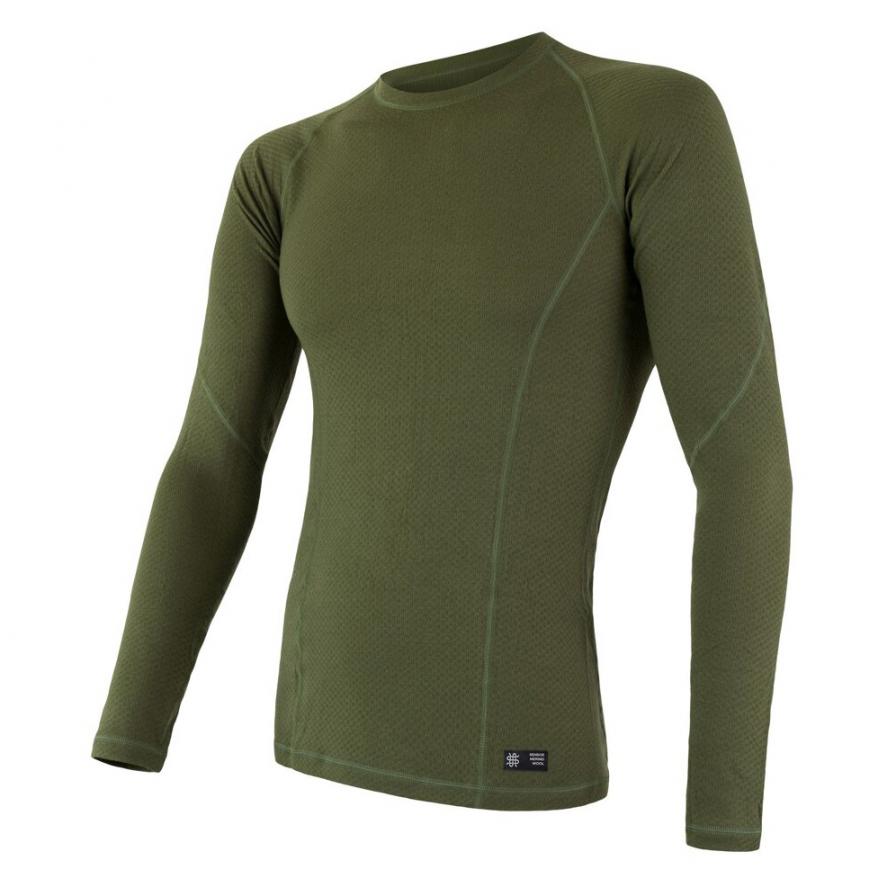 Термофутболка чоловіча Sensor Merino DF LS safari 17200031, SM11M-safari-XXL — фото 1
