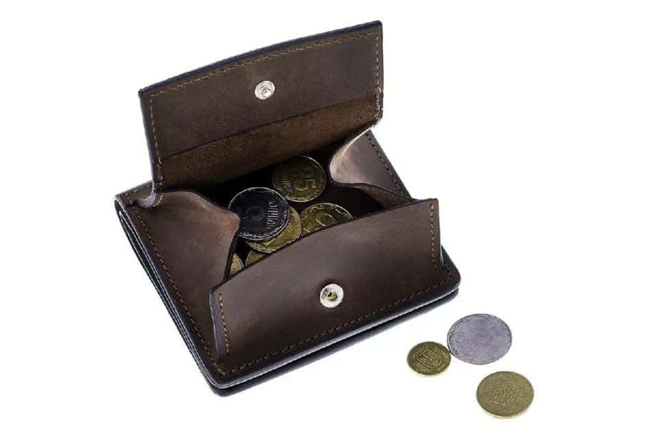 Портмоне Lettera с монетницей, коричневый Grande Pelle 537120 — 3