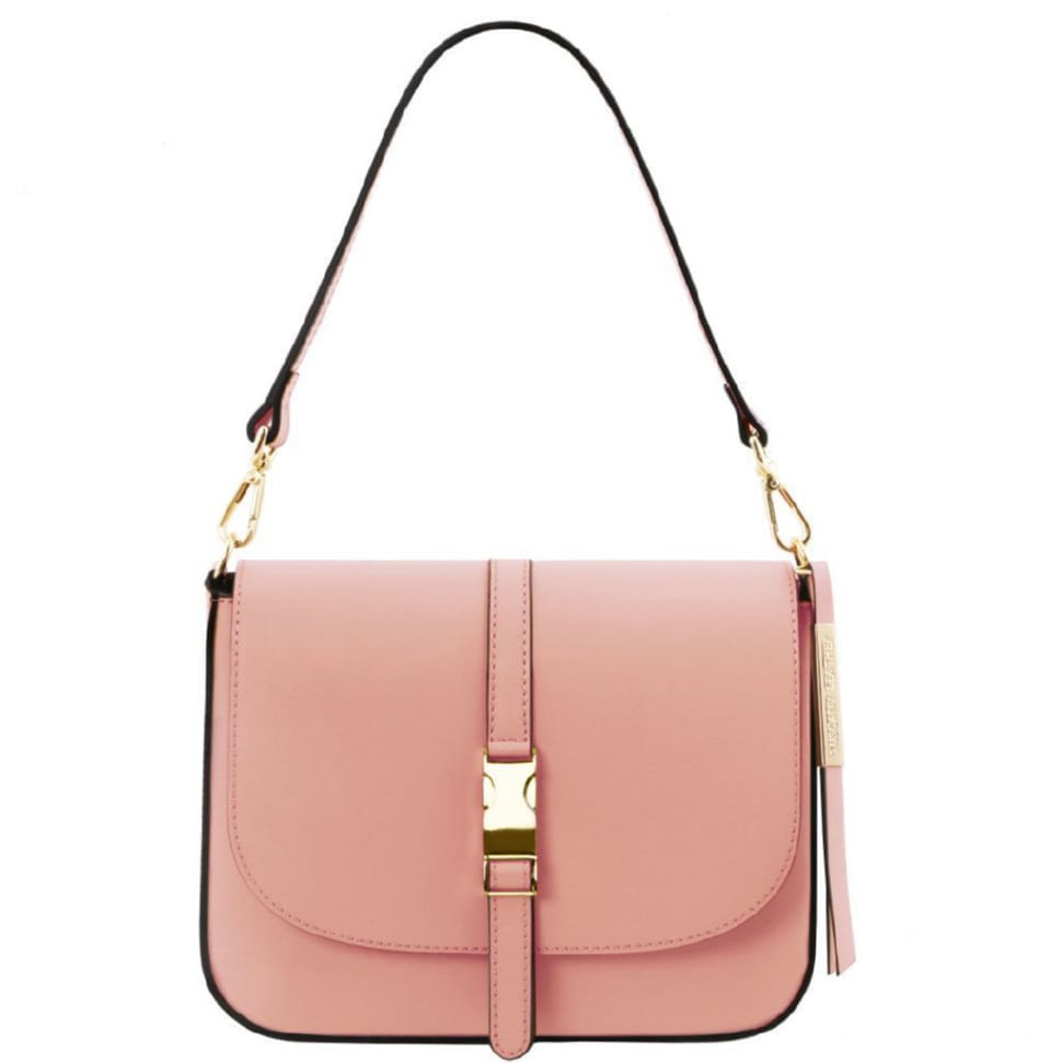 Кожаная женская сумка на плечо Tuscany TL141598 Nausica (Ballet Pink)