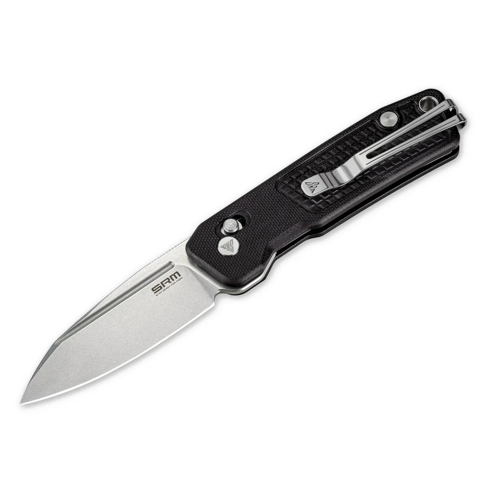 Ніж складаний кишеньковий SRM Scout (6.9 см) 14C28N / G10, чорний — 3