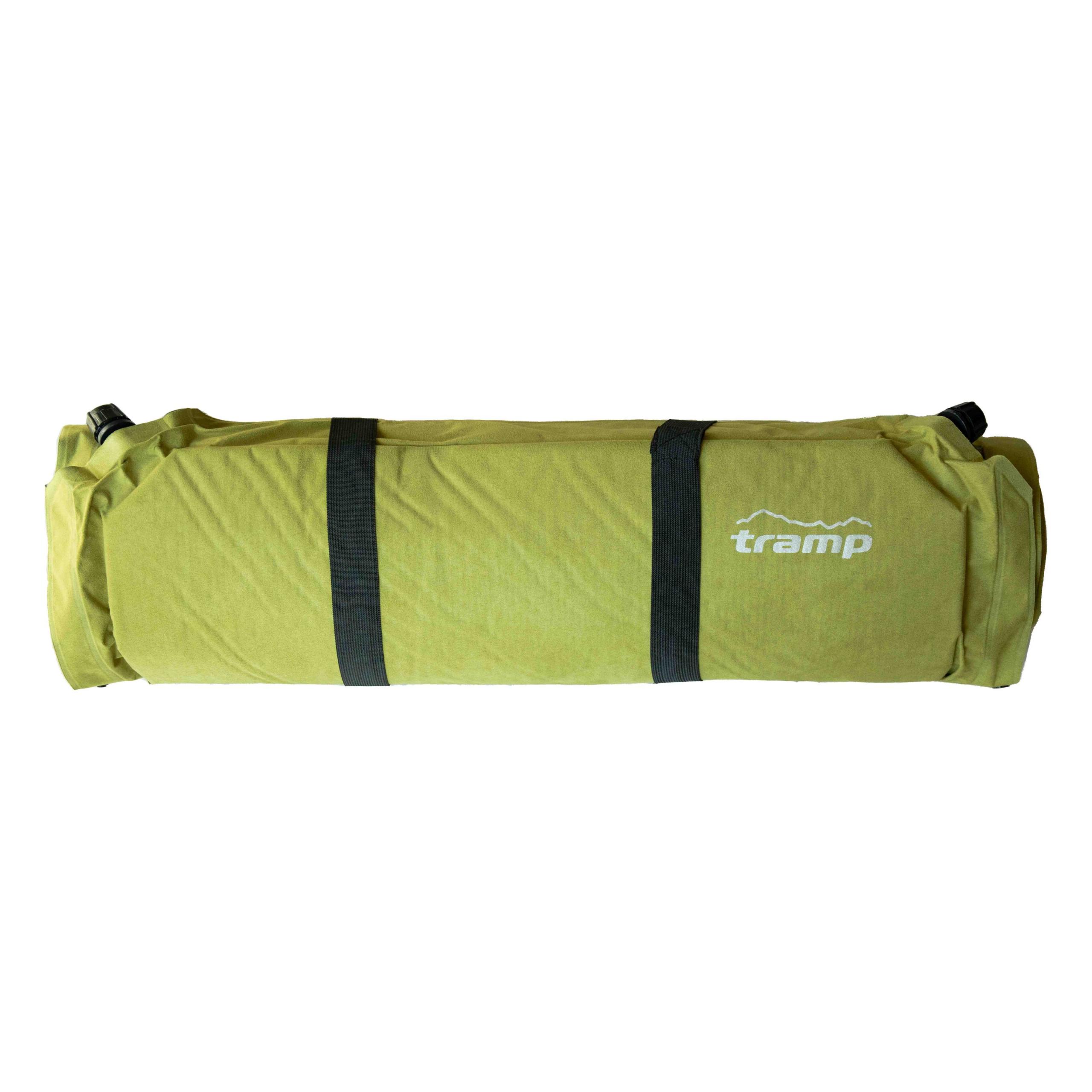 Килимок самонадувний Tramp комфорт з можливістю зістібання olive 190х65х5 UTRI-010 — 2