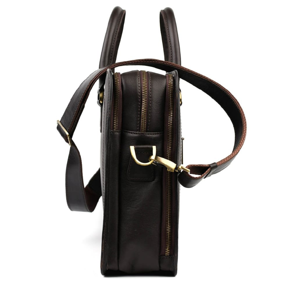 Сумка-портфель для ноутбука кожаная GC-4666-4lx TARWA — 4