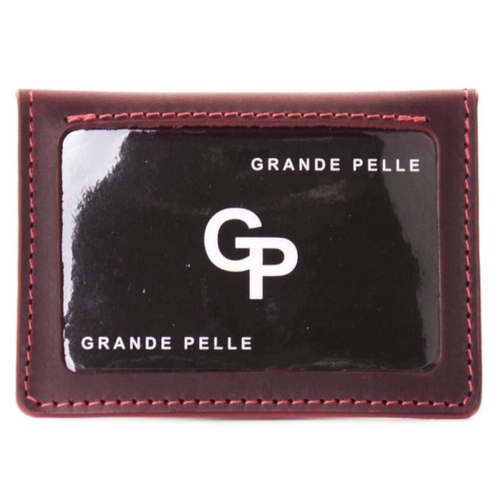 Обложка на Права,тех паспорт, удостоверение, бордо (матовая) Grande Pelle 211161 — 3