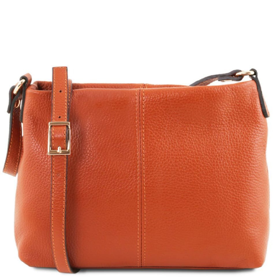 Женская кожаная сумка через плечо TL141720 Tuscany Leather (Brandy)