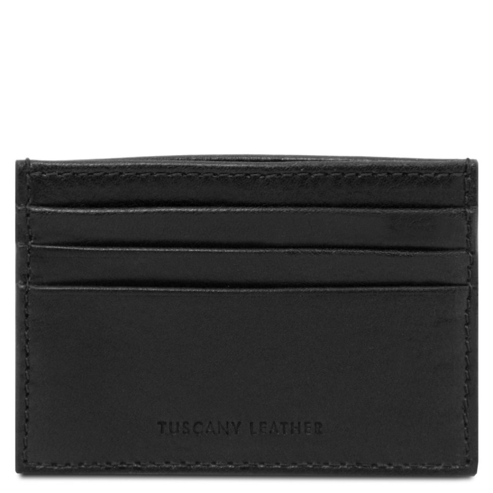 Кожаный кардхолдер Tuscany Leather TL142471 (Черный)