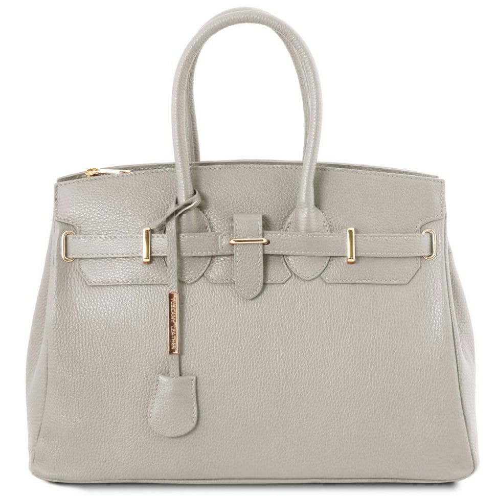 TL Bag Кожаная сумка женская Tuscany TL141529 (Светло-серый) — фото 1