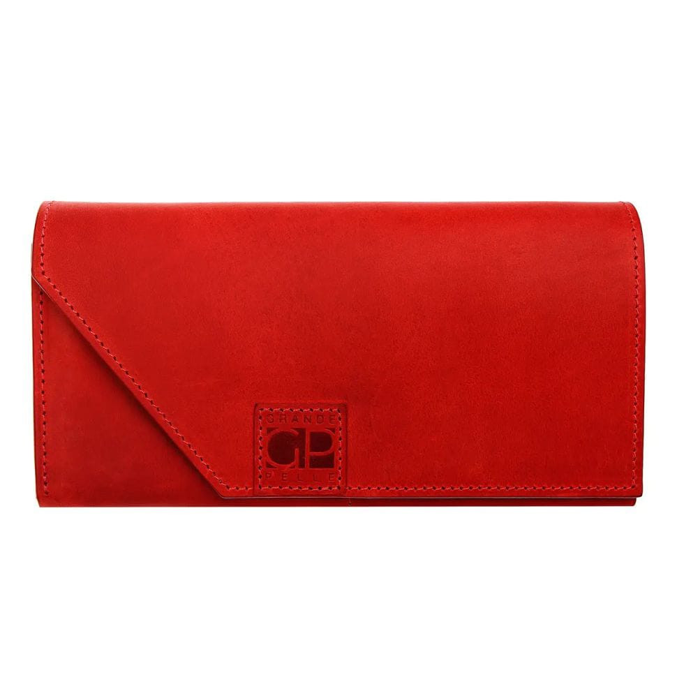 Портмоне Festa красное Grande Pelle 513160