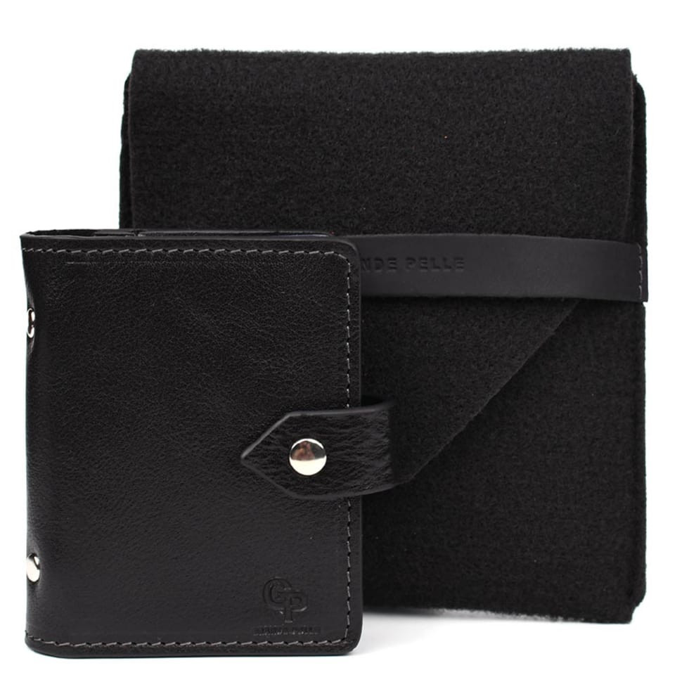 Кардхолдер CardCase черная кожа Grande Pelle 311410