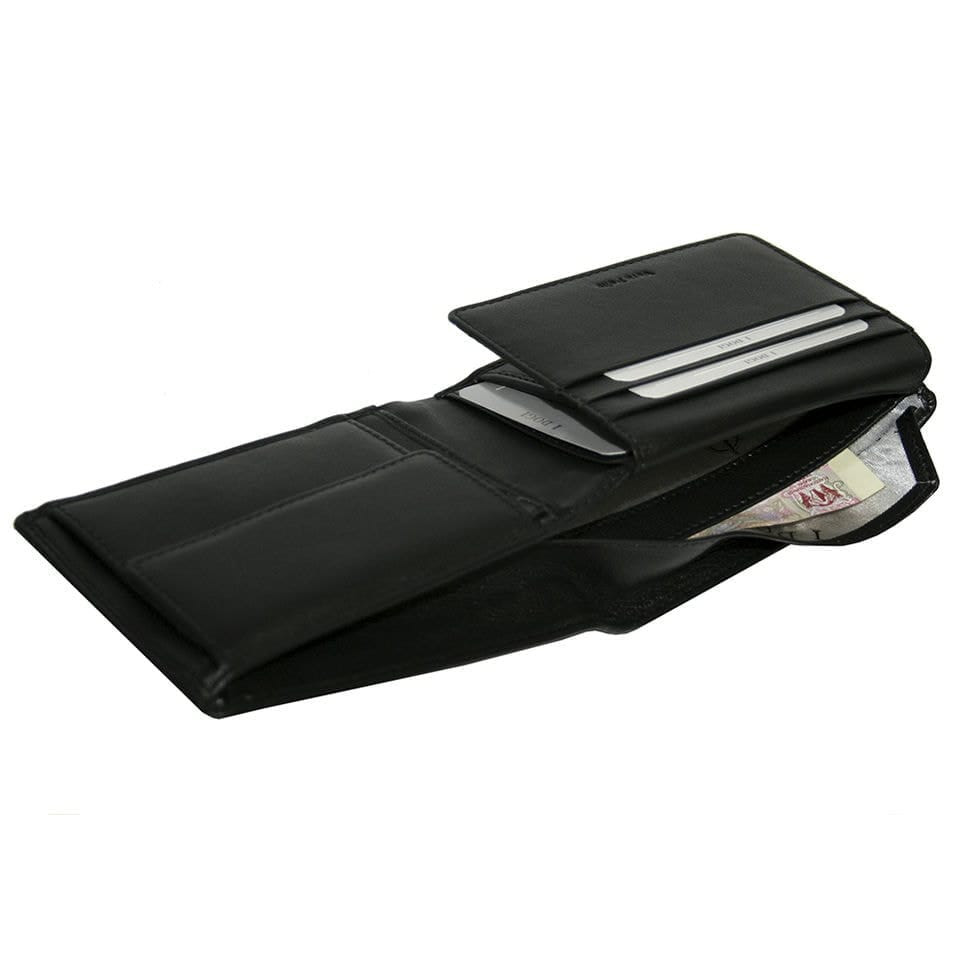 Портмоне кожаное Cortina 5051 nero черный — 3