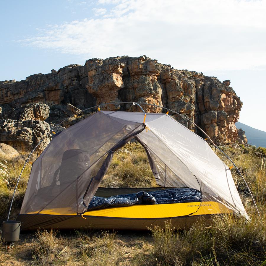 Намет надлегкий двомісний  з футпринтом Naturehike Mongar NH17T007-M, 20D, сiрий — 4