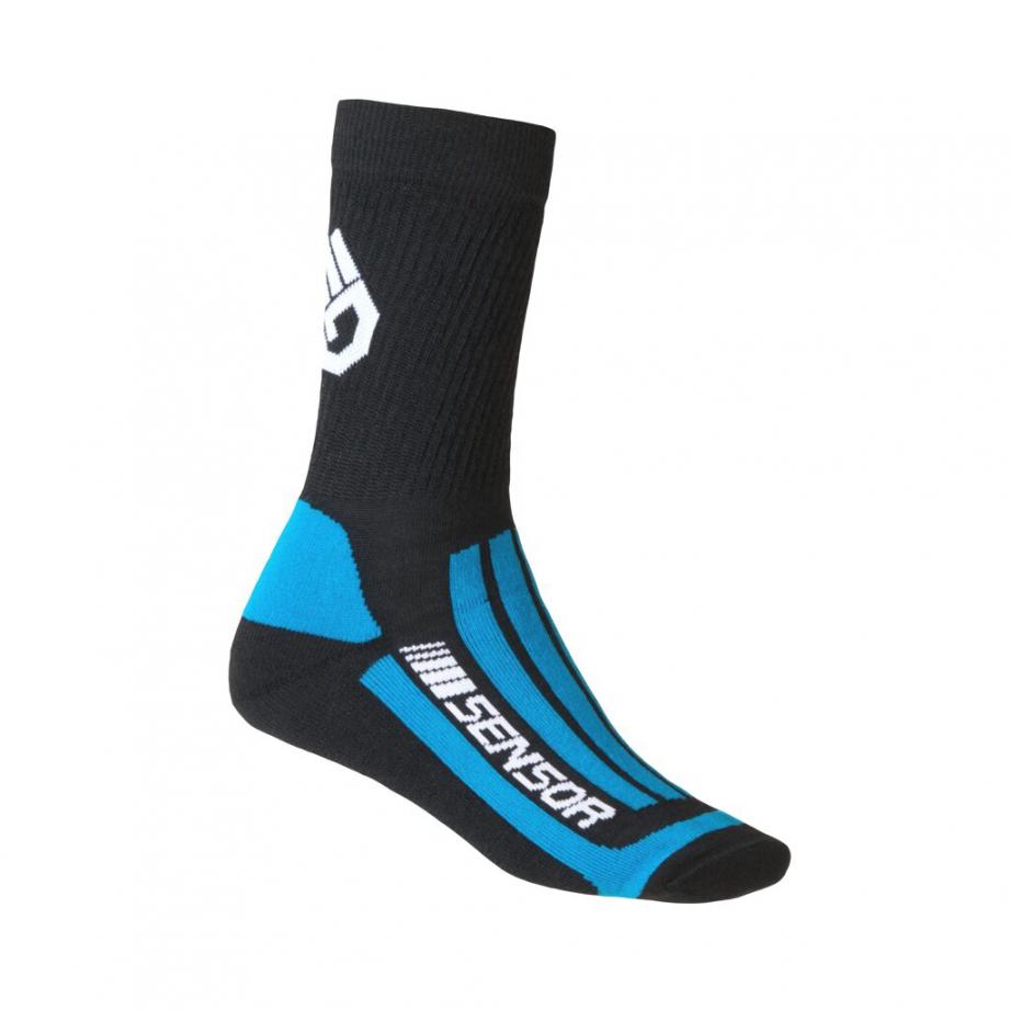 Шкарпетки Sensor Treking Merino black/blue 1065672, SU41TM-black-blue-9-11 — фото 1