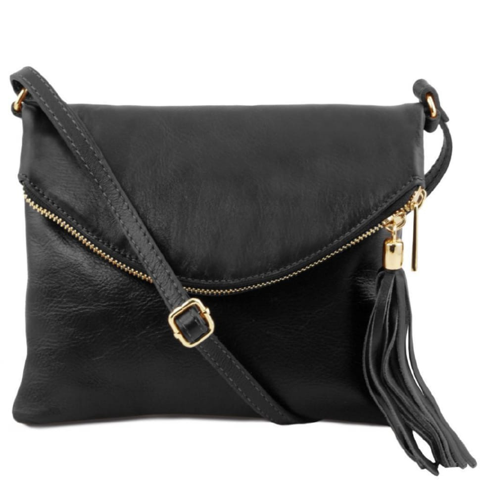 Женская кожаная сумка Tuscany Leather Young Bag TL141153 (Черный) — фото 1