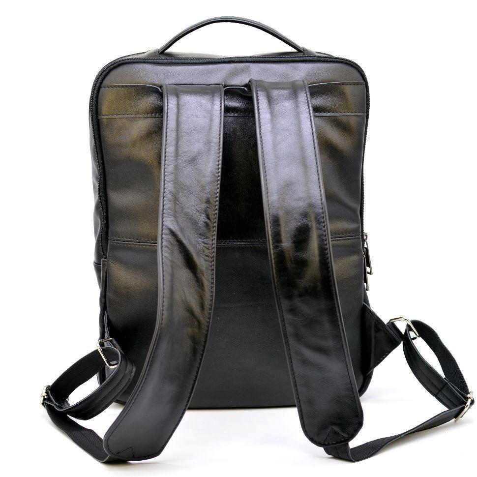 Мужской кожаный рюкзак (наппа) городской TARWA GA-7280-3md — 4