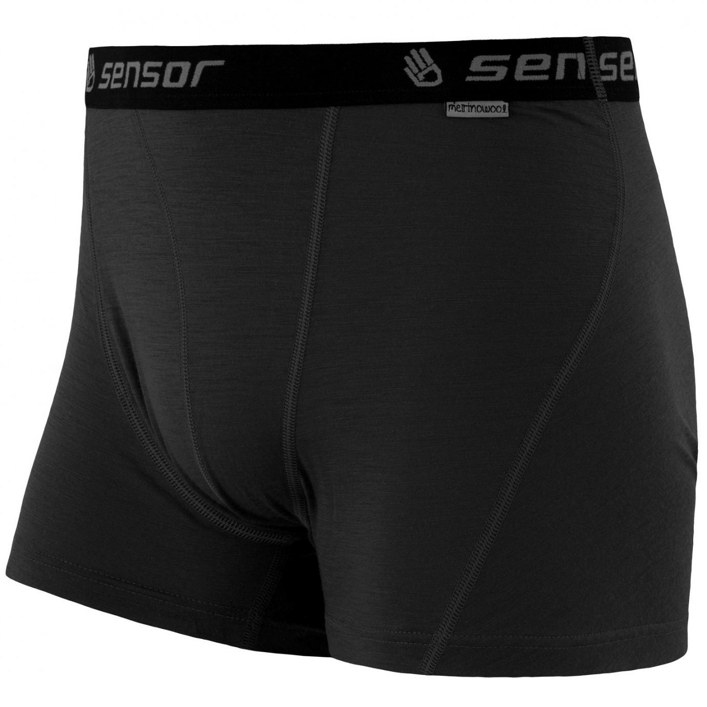 Термотруси чоловічі Sensor Merino Active black 12110021, SM21MA-black-XXXL — 3