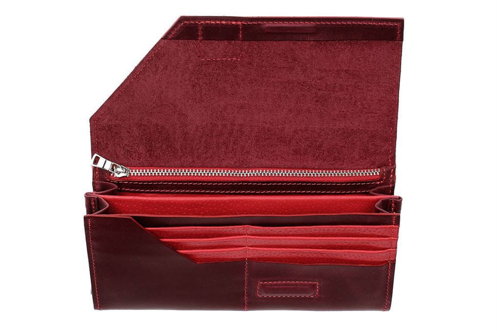 Портмоне Festa, бордо Grande Pelle 513161 — 4