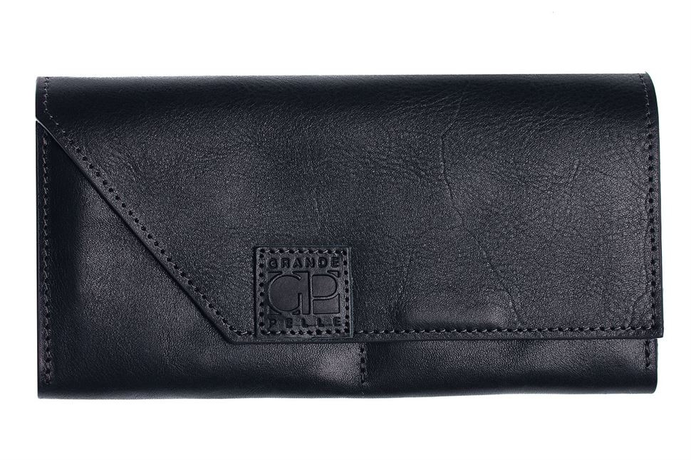 Портмоне Festa, глянец, синий Grande Pelle 513670