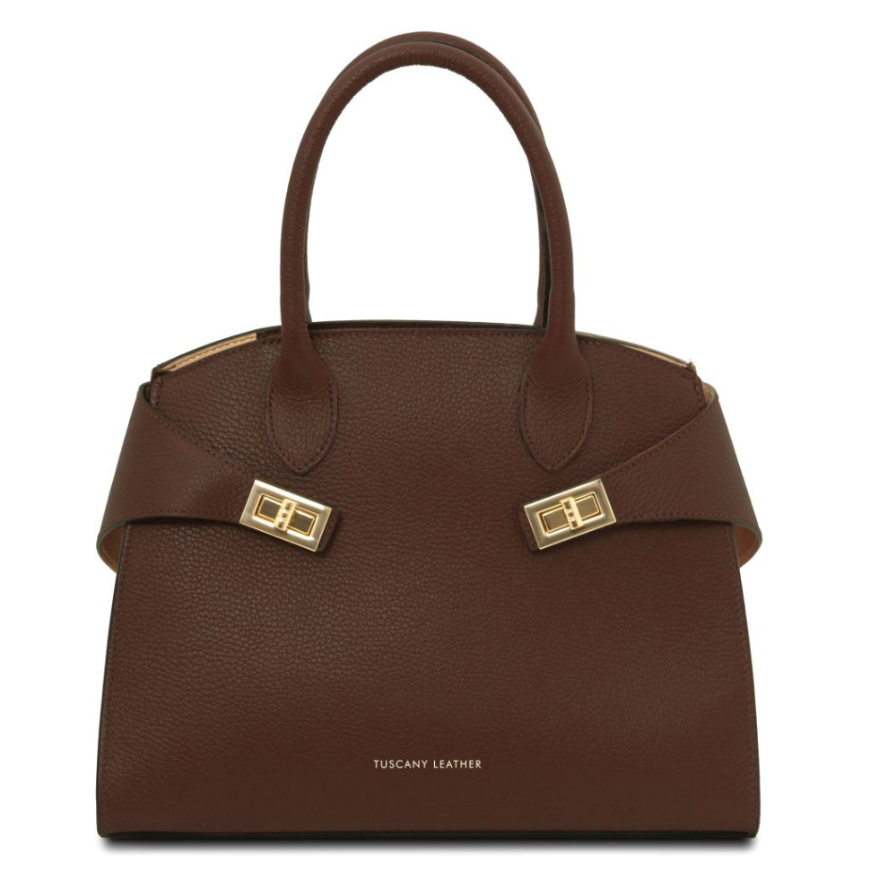 Кожаная сумка Coccola Tuscany TL142421 (Coffee)