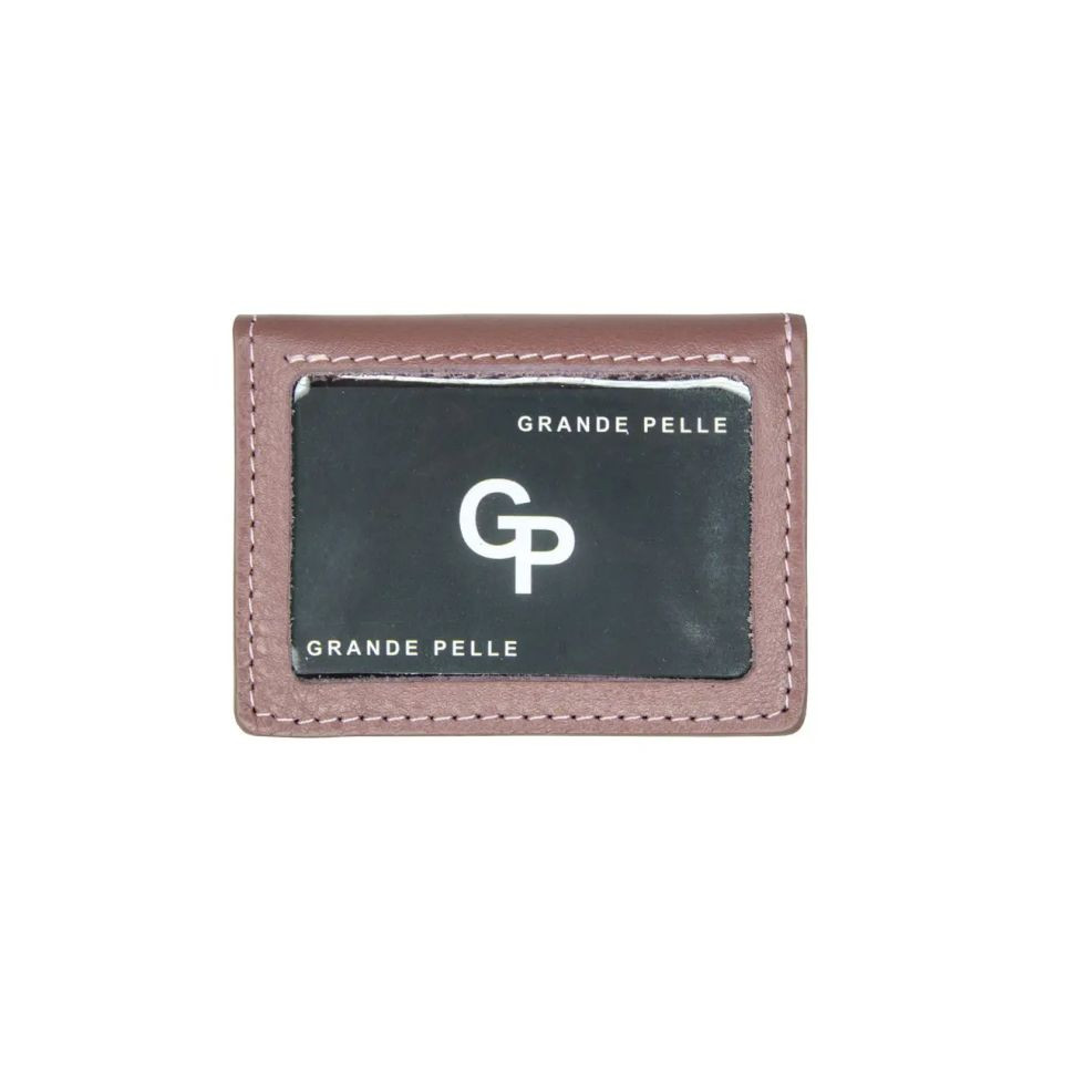 Обложка на права ID паспорт автодокументи Grande Pelle 221665 пудра — 3