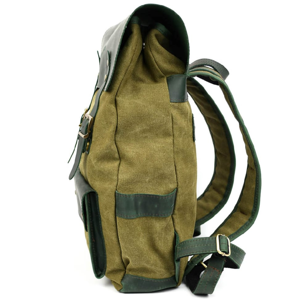 Рюкзак для ноутбука из канвас и крейзи хорс REH-9001-4lx бренда TARWA — 4