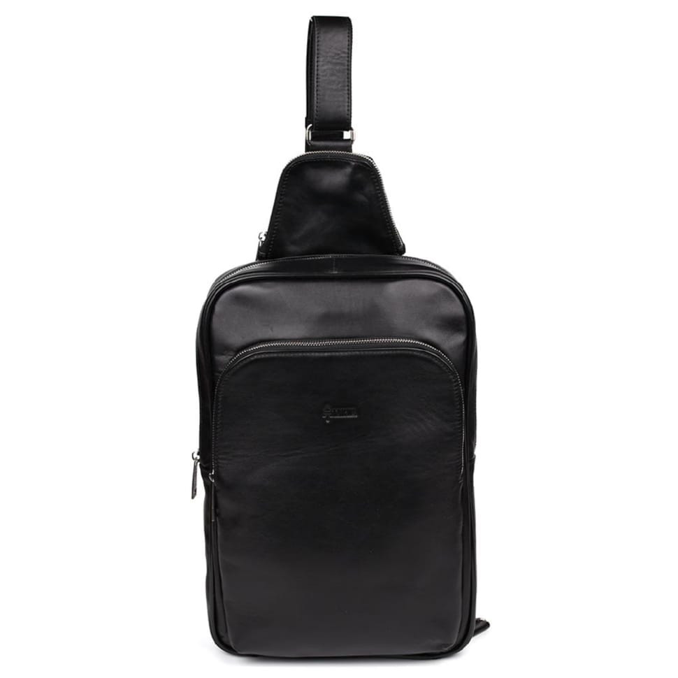 XL слинг, кожаный рюкзак на одно плечо TARWA GA-0105XL-4lx — фото 1