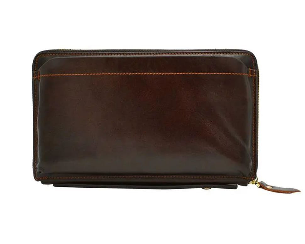 Мужской клатч кожаный bx9043ob Oil Brown — 3