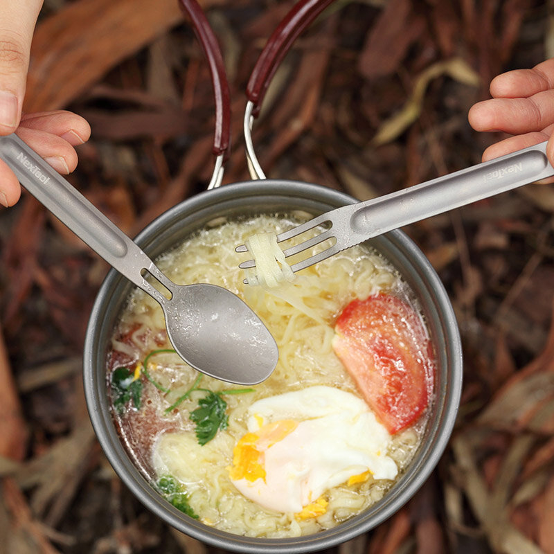 Столовий прибор NexTool Outdoor Spoon Fork NE0124 — 4