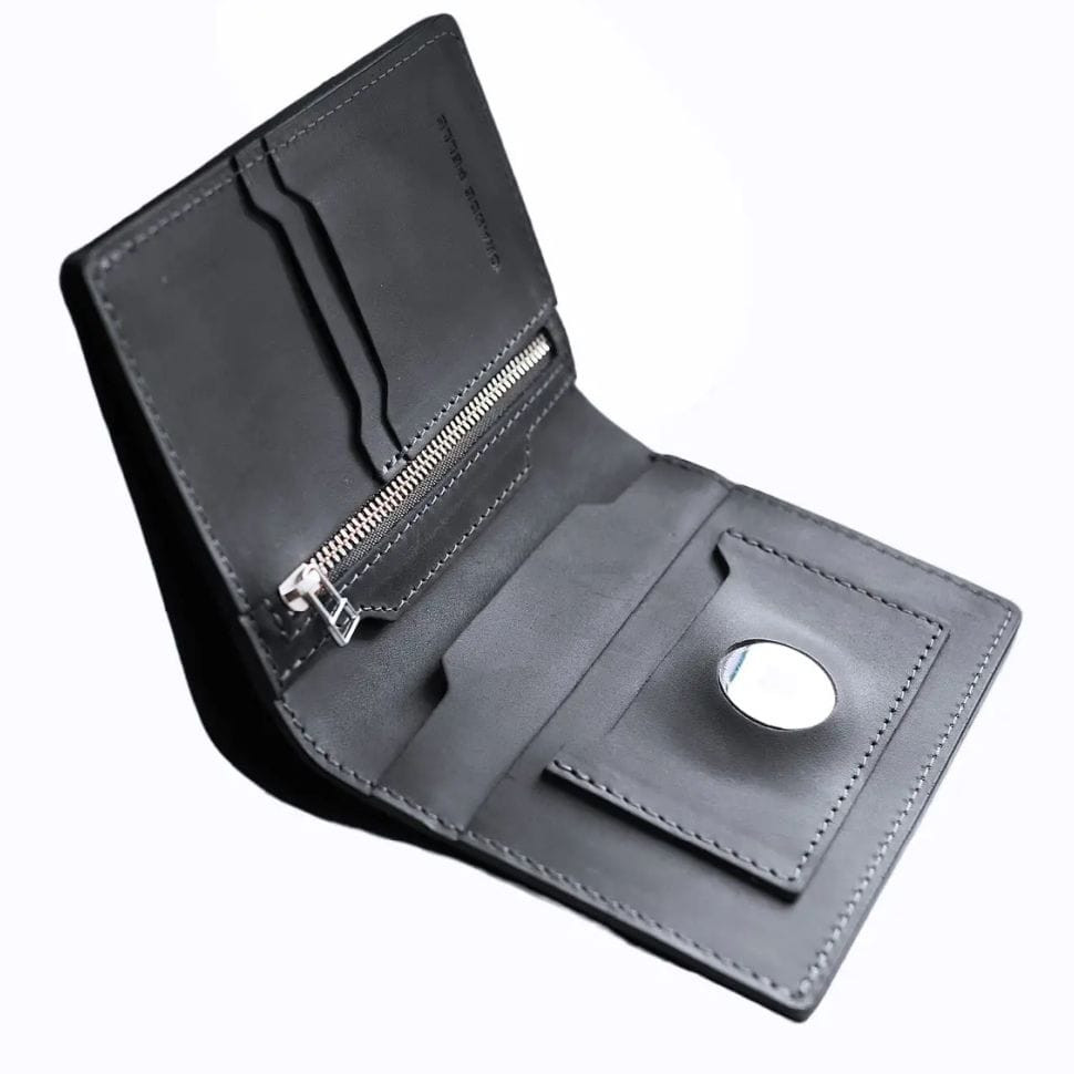 Портмоне мужское кожаное с карманом для AirTag Grande Pelle 518110 — 2
