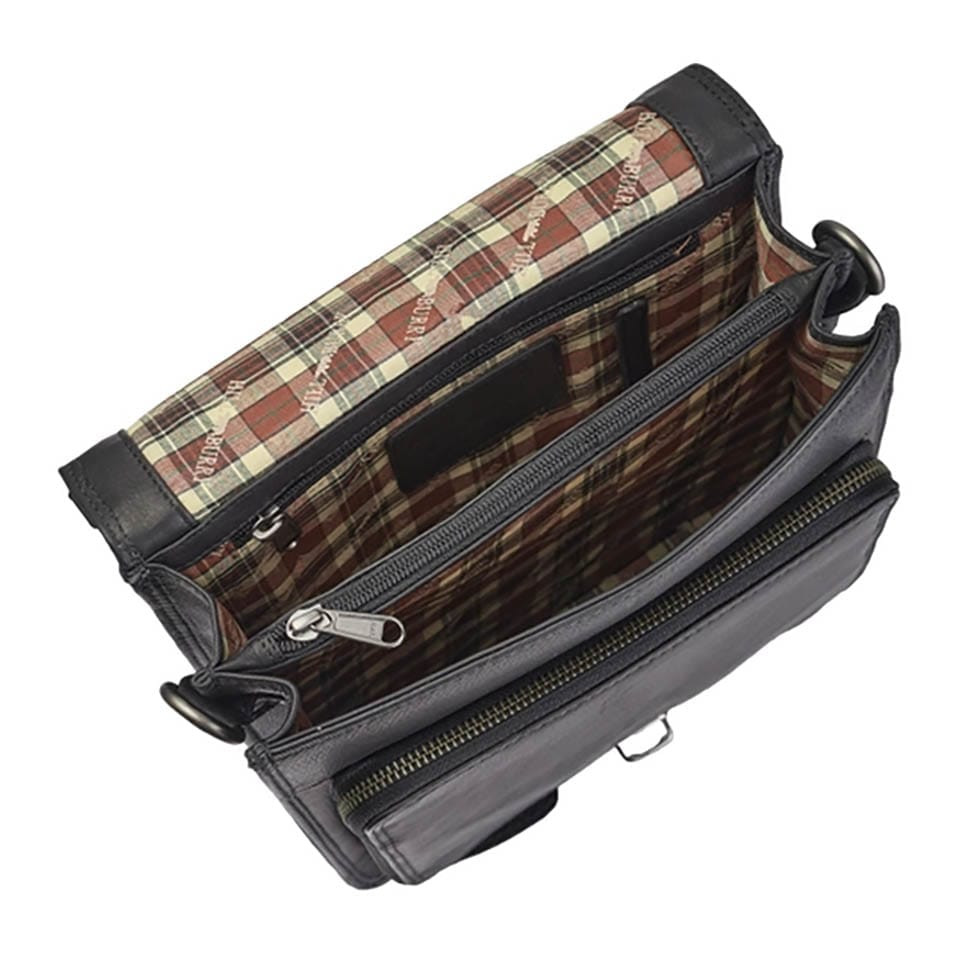 Мужская кожаная сумка барсетка Hill Burry HB4004A с ручкой — 2