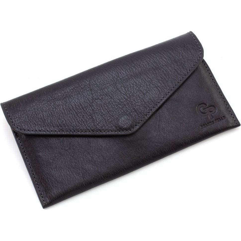 Кожаный кошелек Grande Pelle 510410 черный