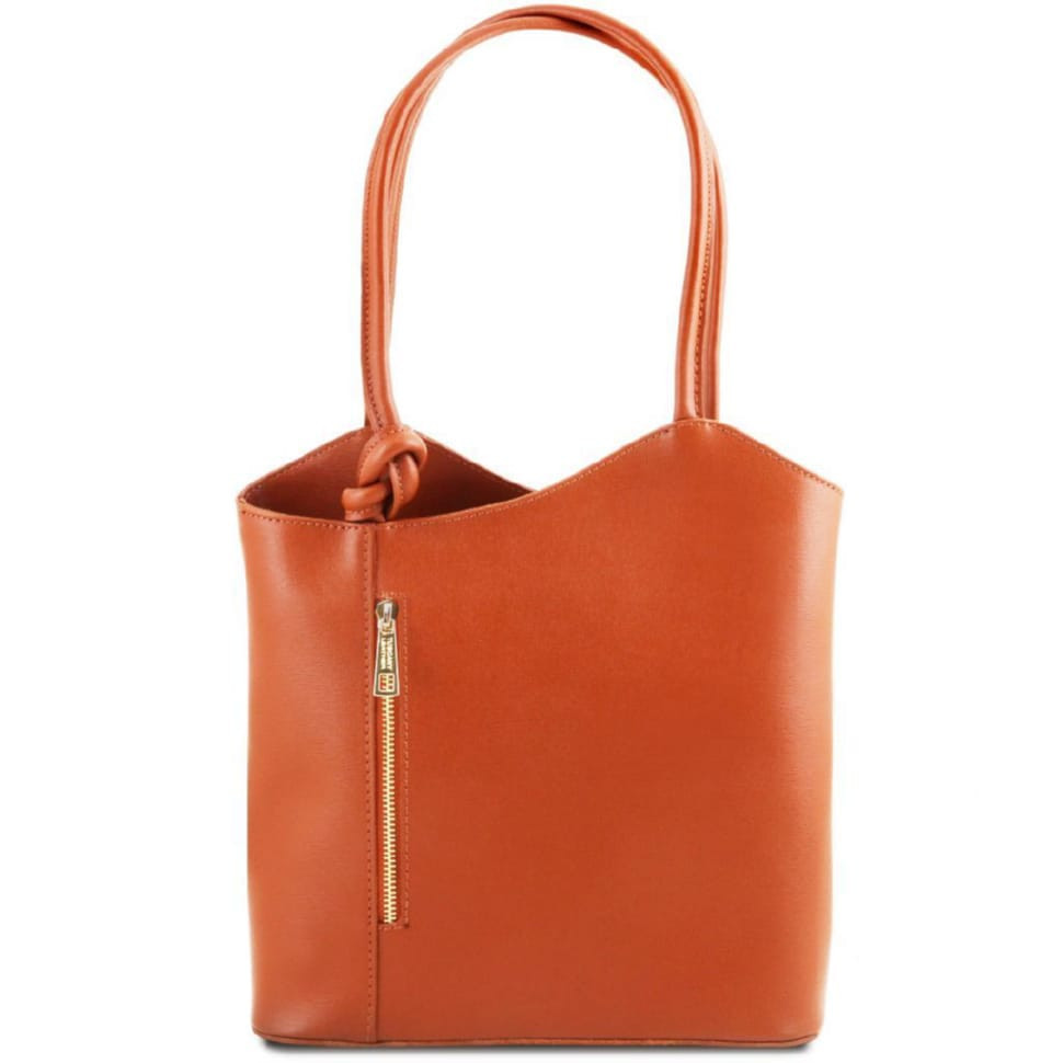 Patty Saffiano женская сумка рюкзак 2 в 1 Tuscany TL141455 (Brandy)