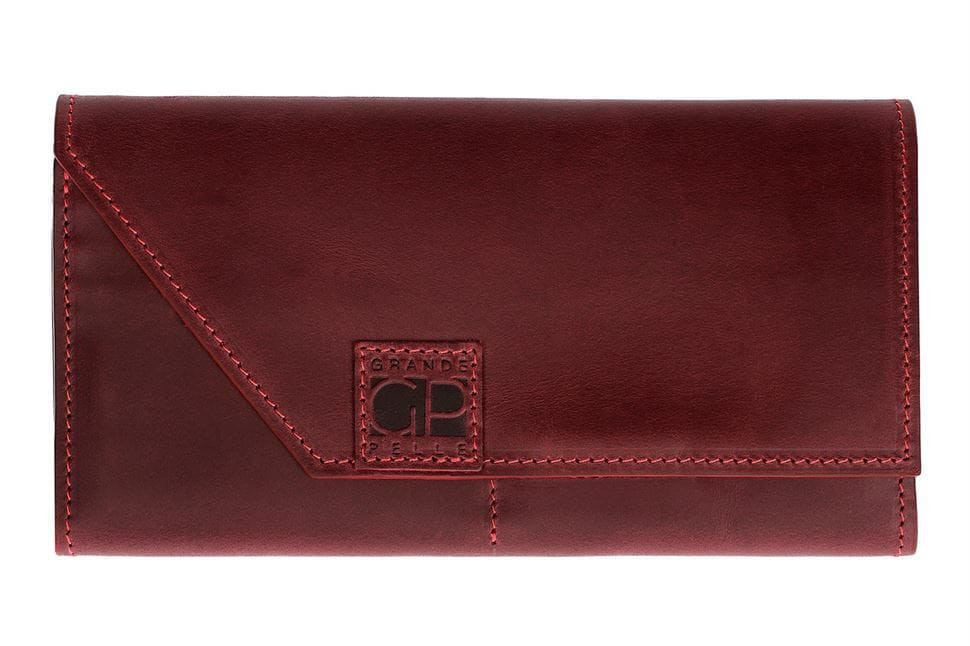 Портмоне Festa, бордо Grande Pelle 513161 — 2