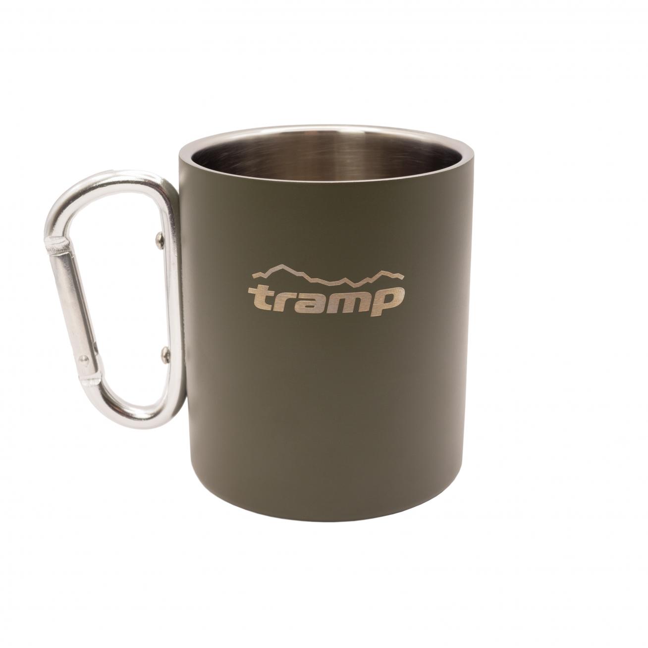 Термокружка TRAMP з карабіном 350мл UTRC-122 olive — 2