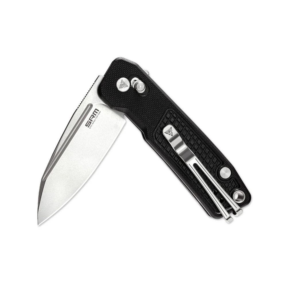 Ніж складаний кишеньковий SRM Scout (6.9 см) 14C28N / G10, чорний — 2