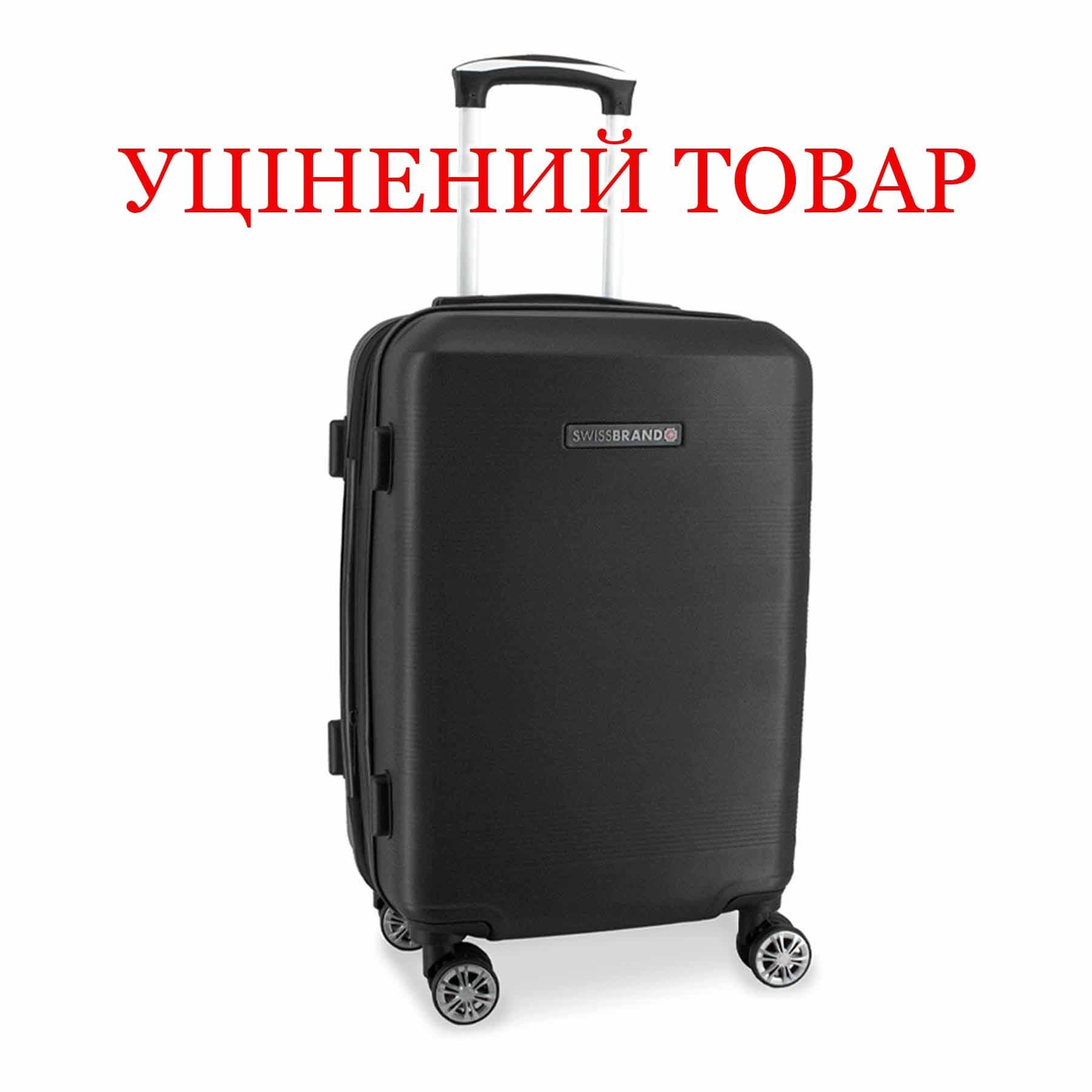 Валіза Swissbrand Cardiff (M) Black (SWB_LHCAR001M)_Discounted