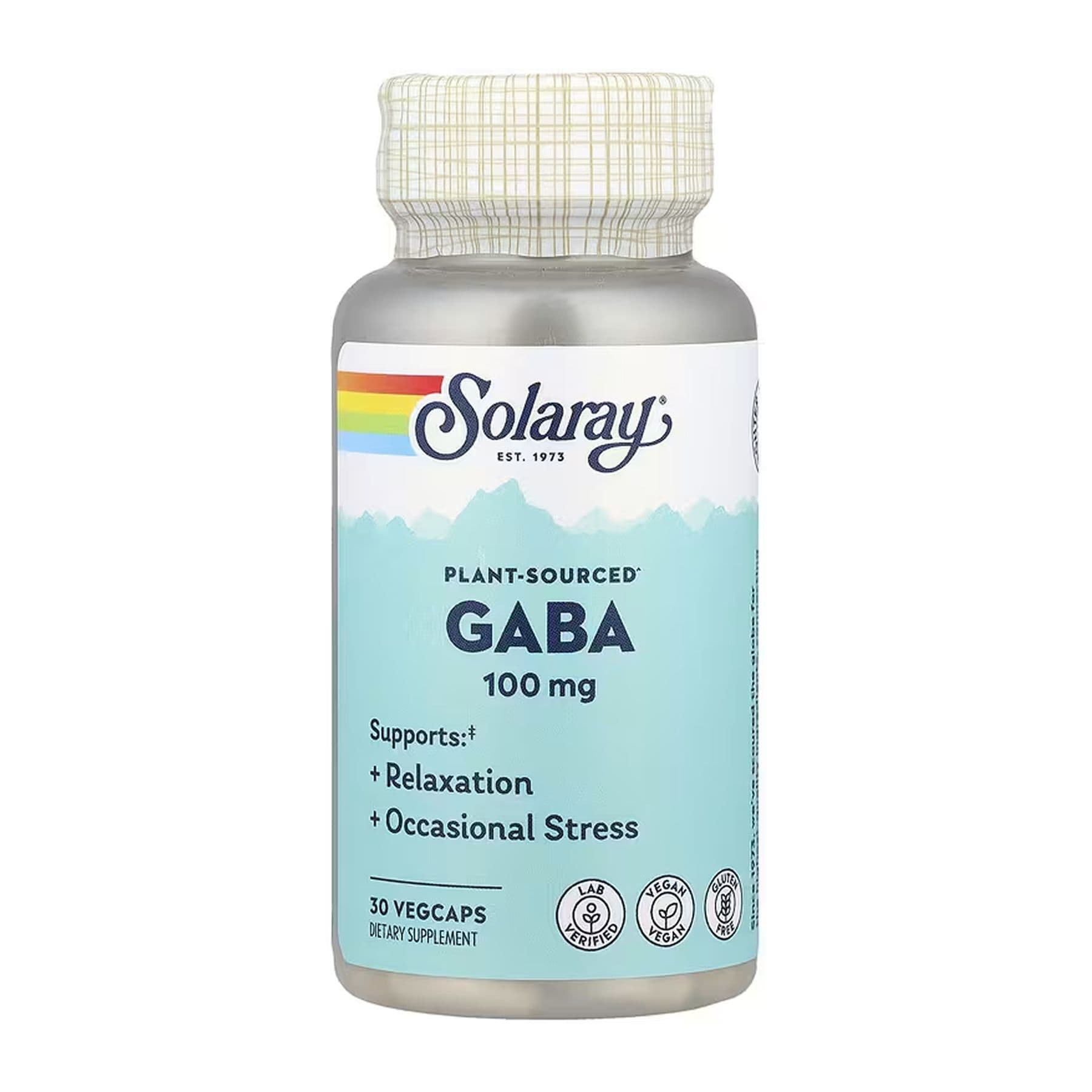 GABA, 100 мг, 30 капсул
