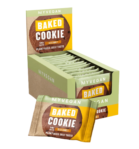 Myvegan Baked Cookie, 12x75 г, Соленая карамель