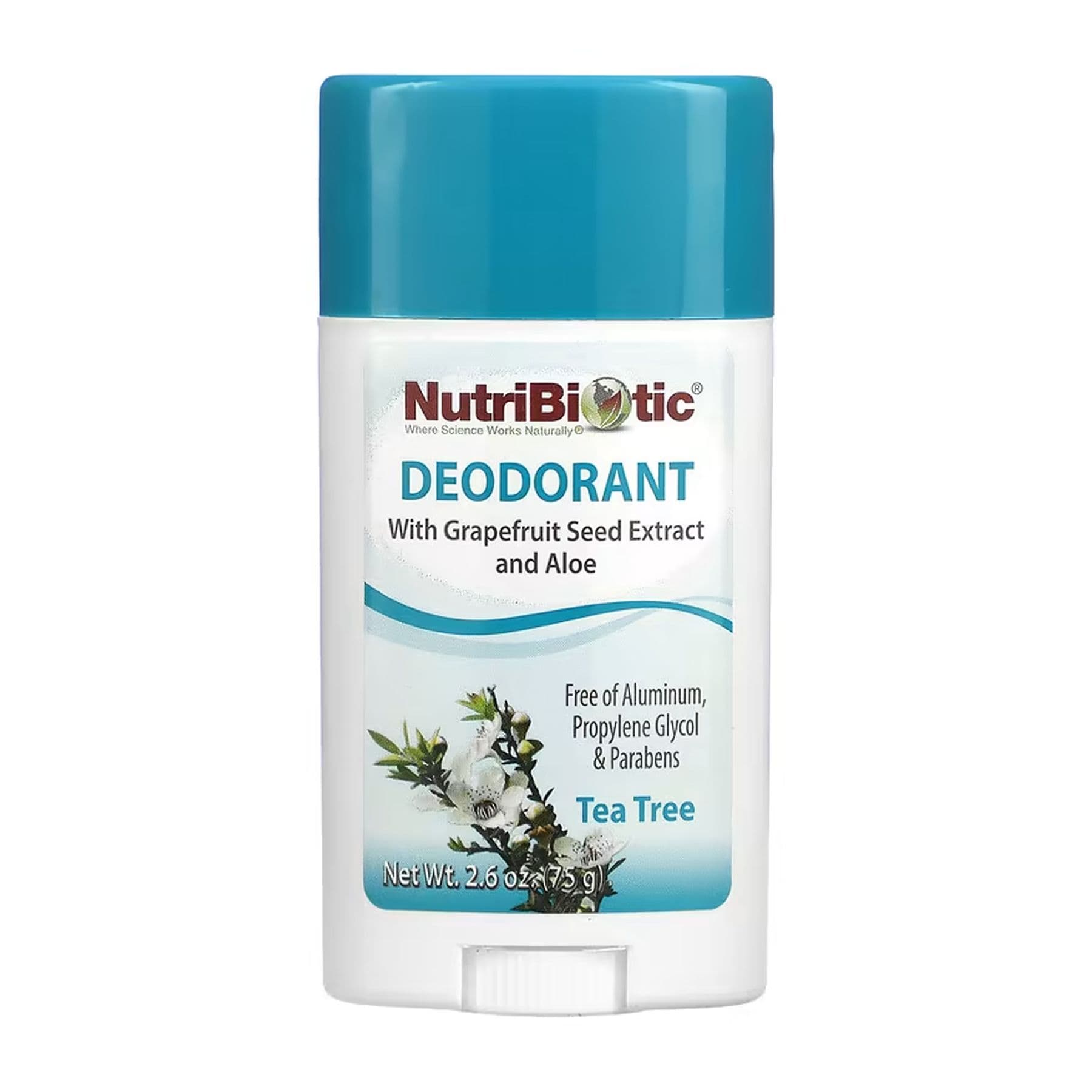 Дезодорант з чайним деревом, 75 г, Nutribiotic