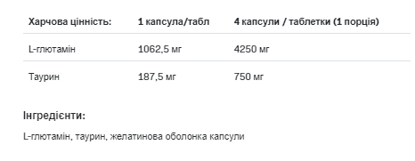 Глутамін, 1250 Xtracaps, 180 капсул