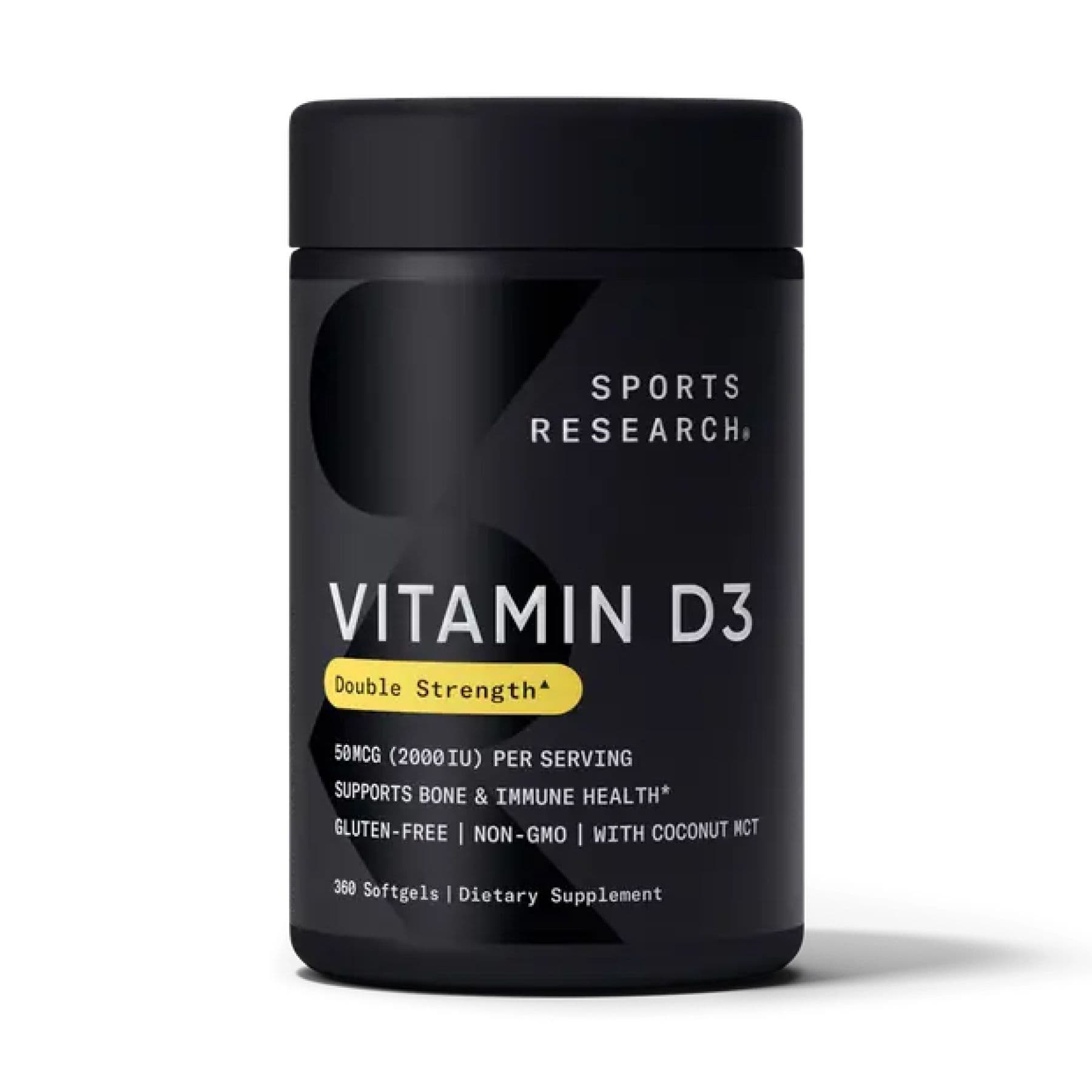 Вітамін D3 2000 МО, 360 капсул софтгель, Sport Research