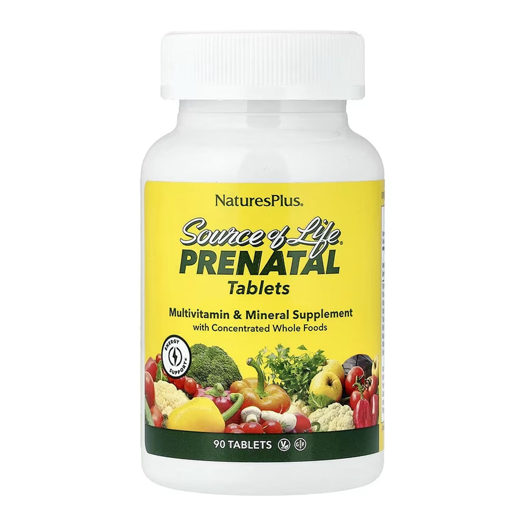 Source of Life Пренатальные витамины, 90 таблеток, Nature's Plus