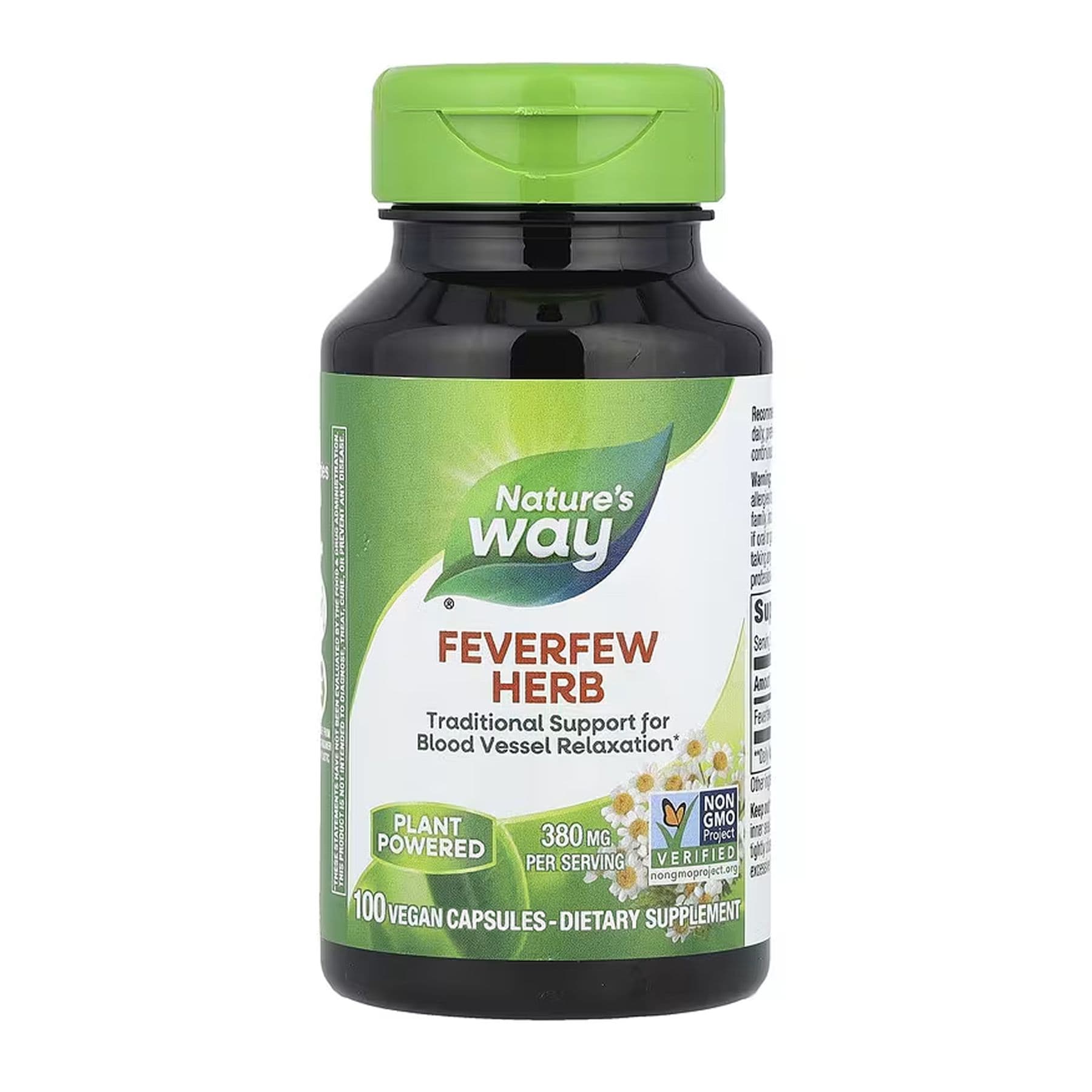 Трава феверфью, 100 вег. капсул, Nature's Way