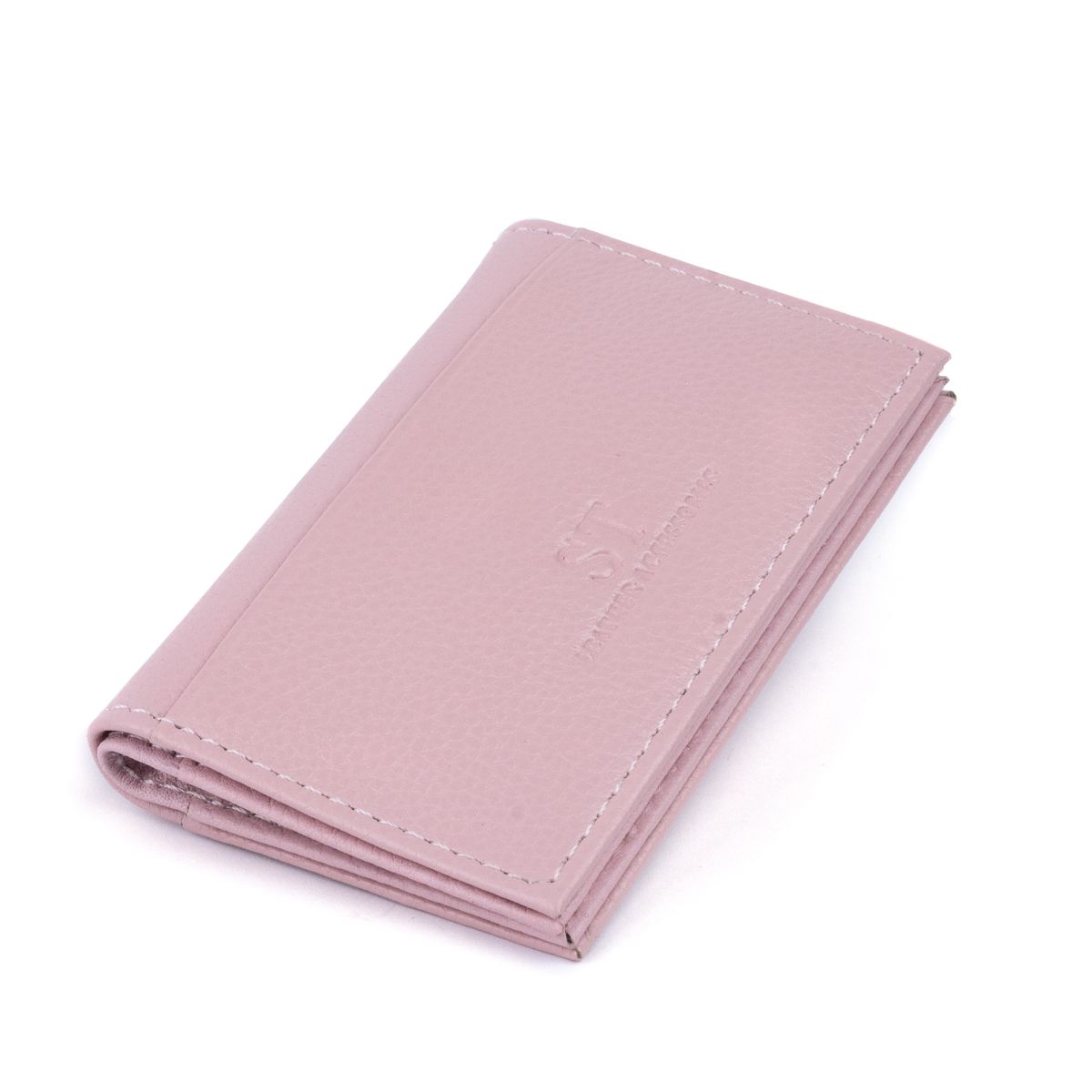Визитница-книжка ST Leather 19220 Розовая