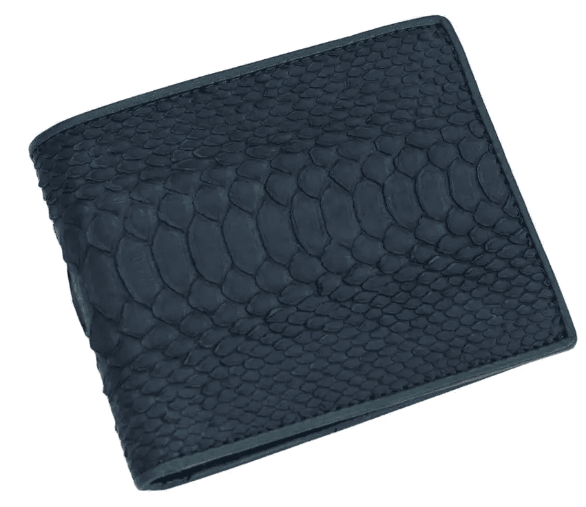 Портмоне зі шкіри пітона Exotic Leather Синє (snw 68_3)